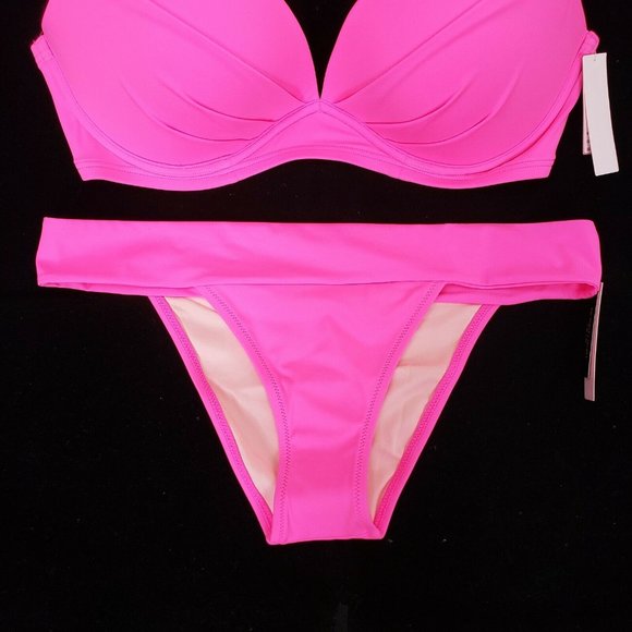 VICTORIA'S SECRET Swim Top 38D Brazilian Bottom L - Picture 4 of 8